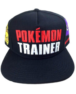 GORRA SNAPBACK POKEMON TRAINER NEGRA