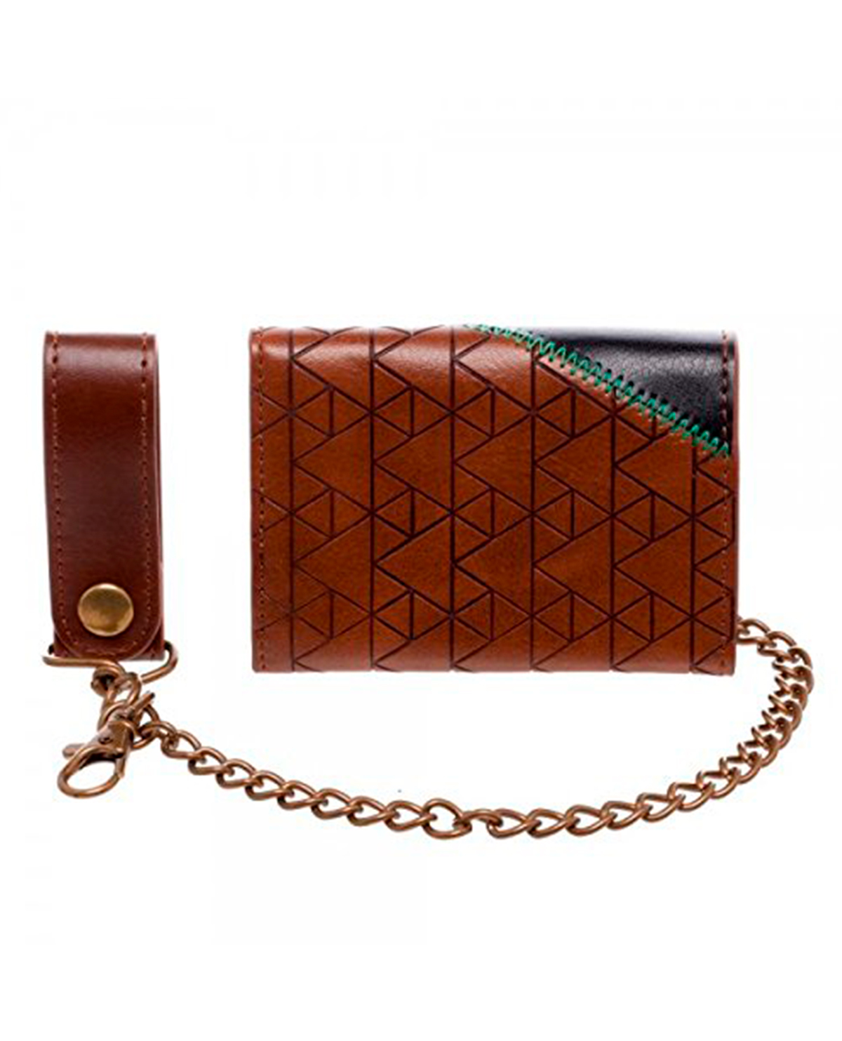 CARTERA CON CADENA ZELDA HYLIAN SHIELD METALICO CAFE - Image 2