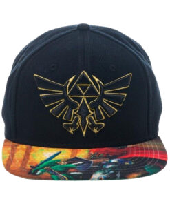 GORRA SNAPBACK THE LEGEND OF ZELDA OCARINA OF TIME NEGRA