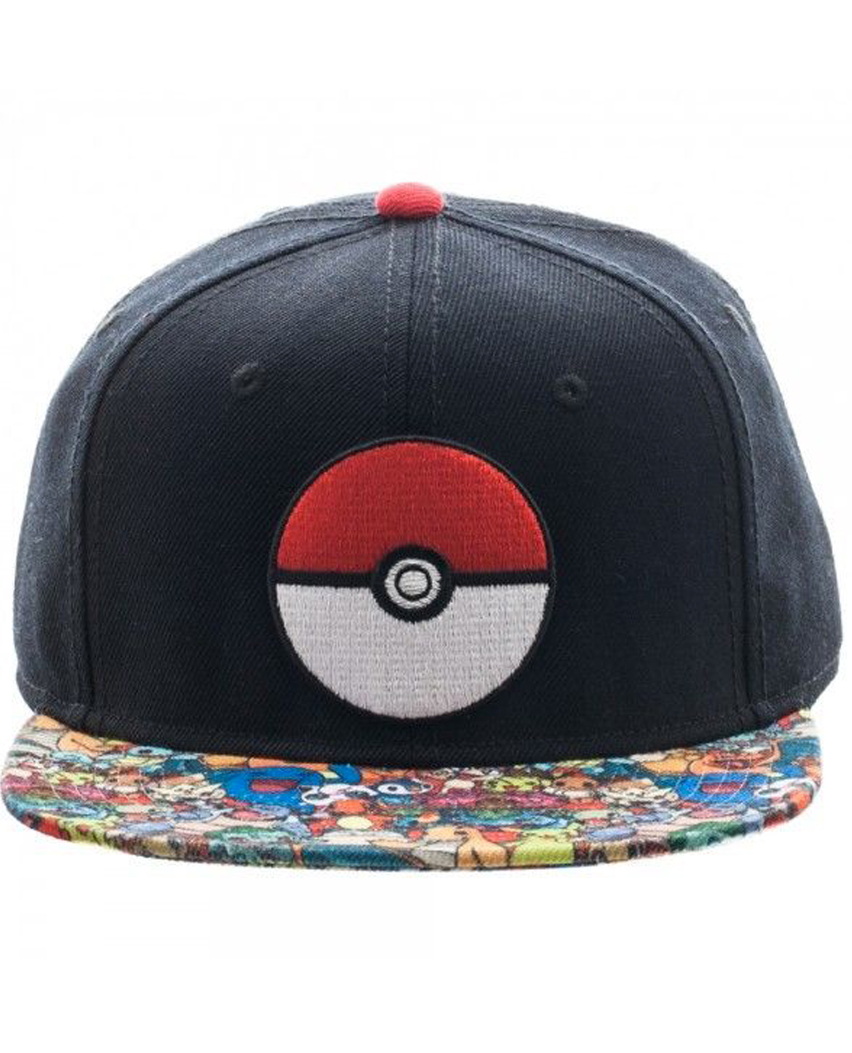 GORRA SNAPBACK POKEMON POKEBOLA NEGRA