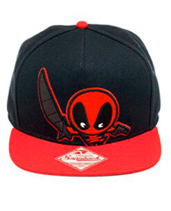 GORRA SNAPBACK DEADPOOL KAWAII NEGRA