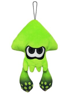 PELUCHE SPLATOON INKLING SQUID VERDE 23 CM