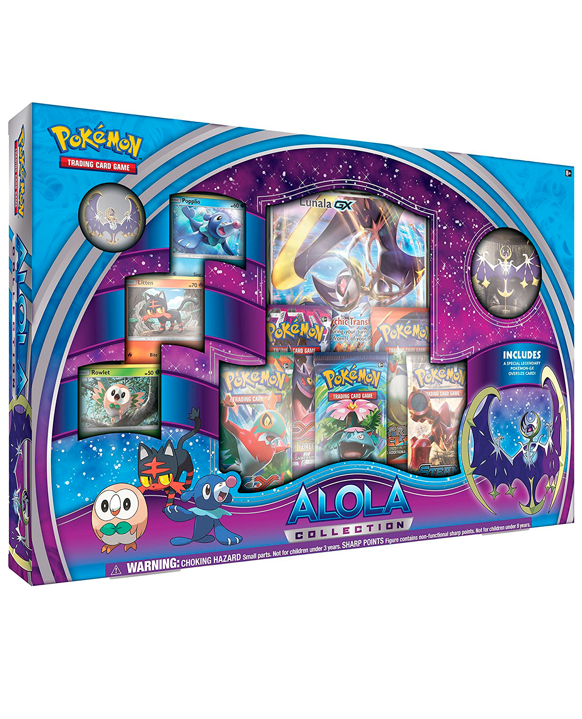 CAJA POKEMON TRADING CARD GAME ALOLA COLLECTION LUNALA