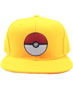 GORRA SNAPBACK POKEMON POKE BALL AMARILLA