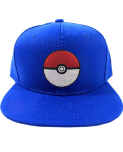 GORRA SNAPBACK POKEMON POKE BALL AZUL