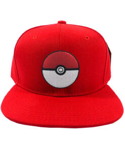 GORRA SNAPBACK POKEMON POKE BALL ROJA