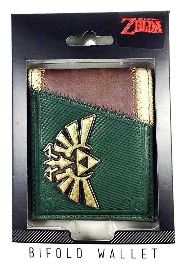 CARTERA DE PIEL ZELDA TWILIGHT PRINCESS PLACA METALICA VERDE - Image 2