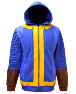 SUDADERA FALLOUT VAULT 111 AZUL GRANDE