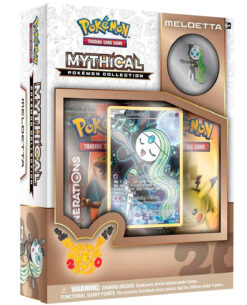 CAJA POKEMON TRADING CARD GAME MYTHICAL COLLECTION MELOETTA