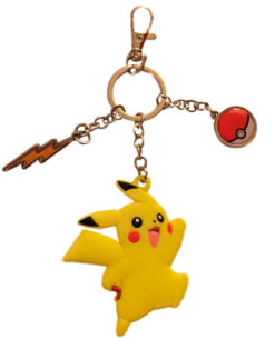 LLAVERO POKEMON PIKACHU CON POKEBOLA