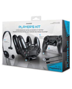 KIT PARA PLAYSTATION 4 CARGADOR DOBLE Y HEADSET