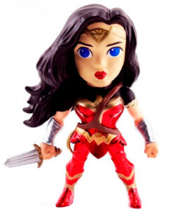 FIGURA DC COMICS WONDER WOMAN METALIZADA