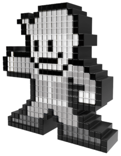 PIXEL PALS FALLOUT 4 VAULT BOY BLACK AND WHITE