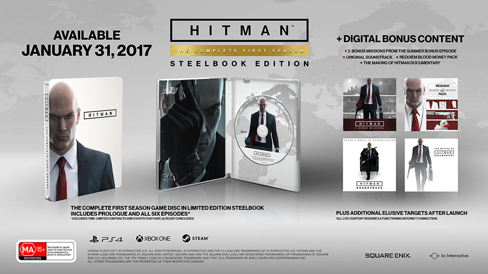 HITMAN THE COMPLETE FIRST SEASON STEELBOOK EDITION - Image 3