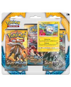 TRIPLE SOBRE POKEMON TRADING CARD GAME SUN AND MOON TOGEDEMARU