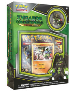 CAJA POKEMON TRADING CARD GAME ZYGARDE COMPLETE FORM PIN COLLECTION