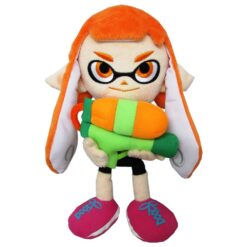 PELUCHE SPLATOON CHICA INKLING NARANJA 25 CM