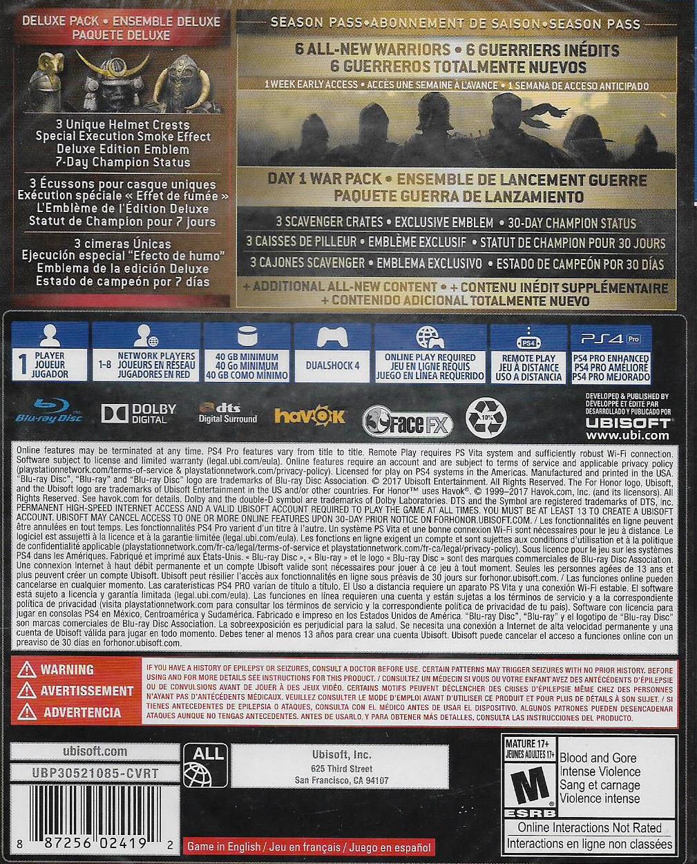 FOR HONOR GOLD EDITION - Image 2