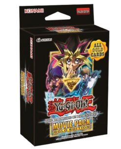 CAJA YU-GI-OH THE DARKSIDE OF DIMENSIONS MOVIE PACK GOLD EDITION