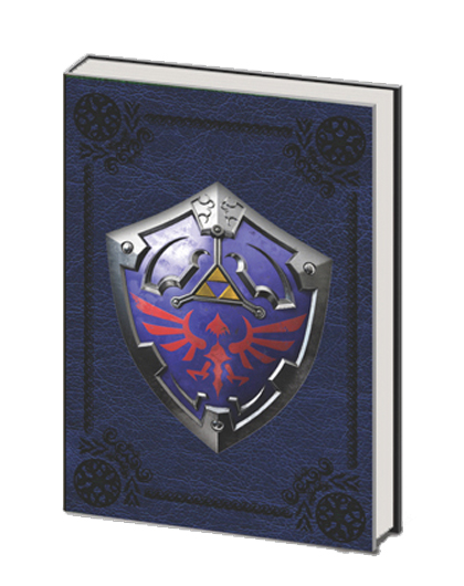 LIBRETA THE LEGEND OF ZELDA ESCUDO METALICO AZUL