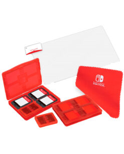ESTUCHE PARA JUEGOS NINTENDO SWITCH ROJO