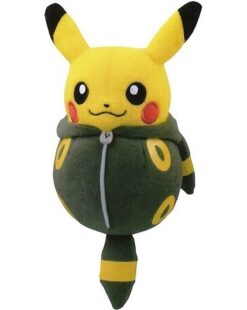 PELUCHE POKEMON PIKACHU EN SLEEPING BAG DE UMBREON 26 CM
