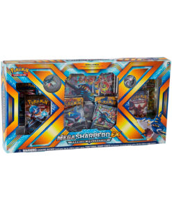 CAJA POKEMON TRADING CARD GAME MEGA SHARPEDO EX PREMIUM COLLECTION