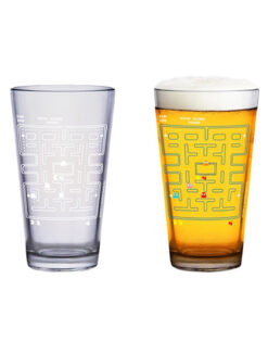 VASO DE VIDRIO SENSIBLE AL FRIO PAC-MAN