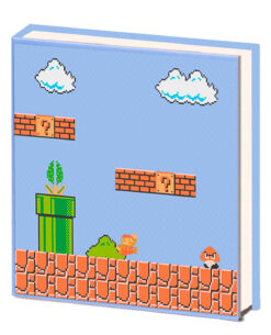 LIBRETA SUPER MARIO BROS NIVEL UNO AZUL