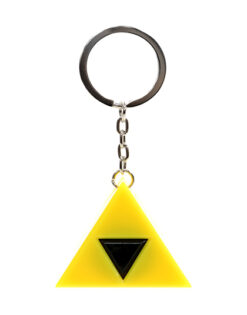 LLAVERO LUMINOSO ZELDA TRIFORCE LEAD KEYRING