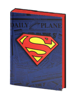 LIBRETA SUPERMAN LOGO AZUL