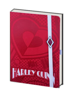 LIBRETA DC COMICS HARLEY QUINN ROJA