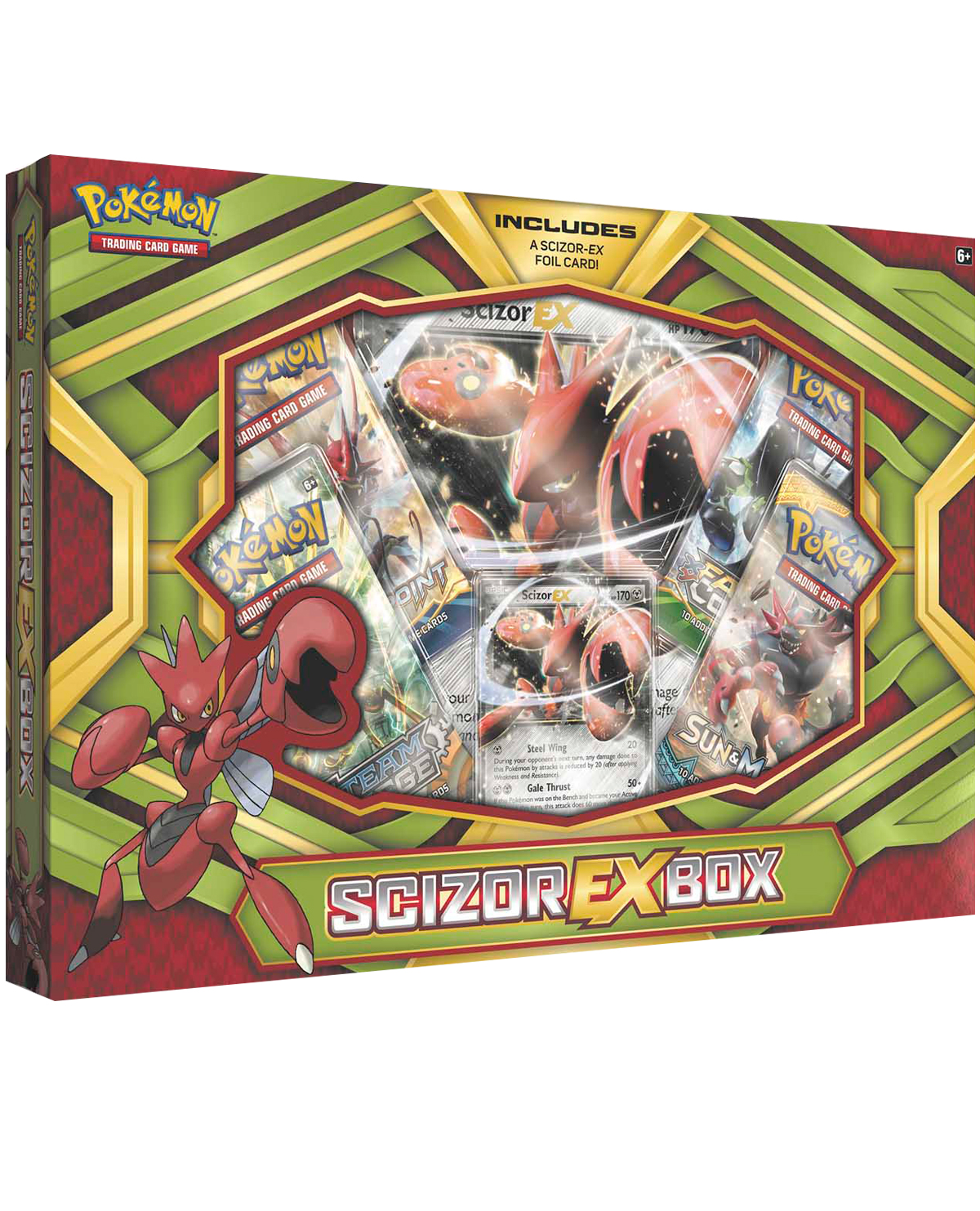 CAJA POKEMON TRADING CARD GAME SCIZOR EX