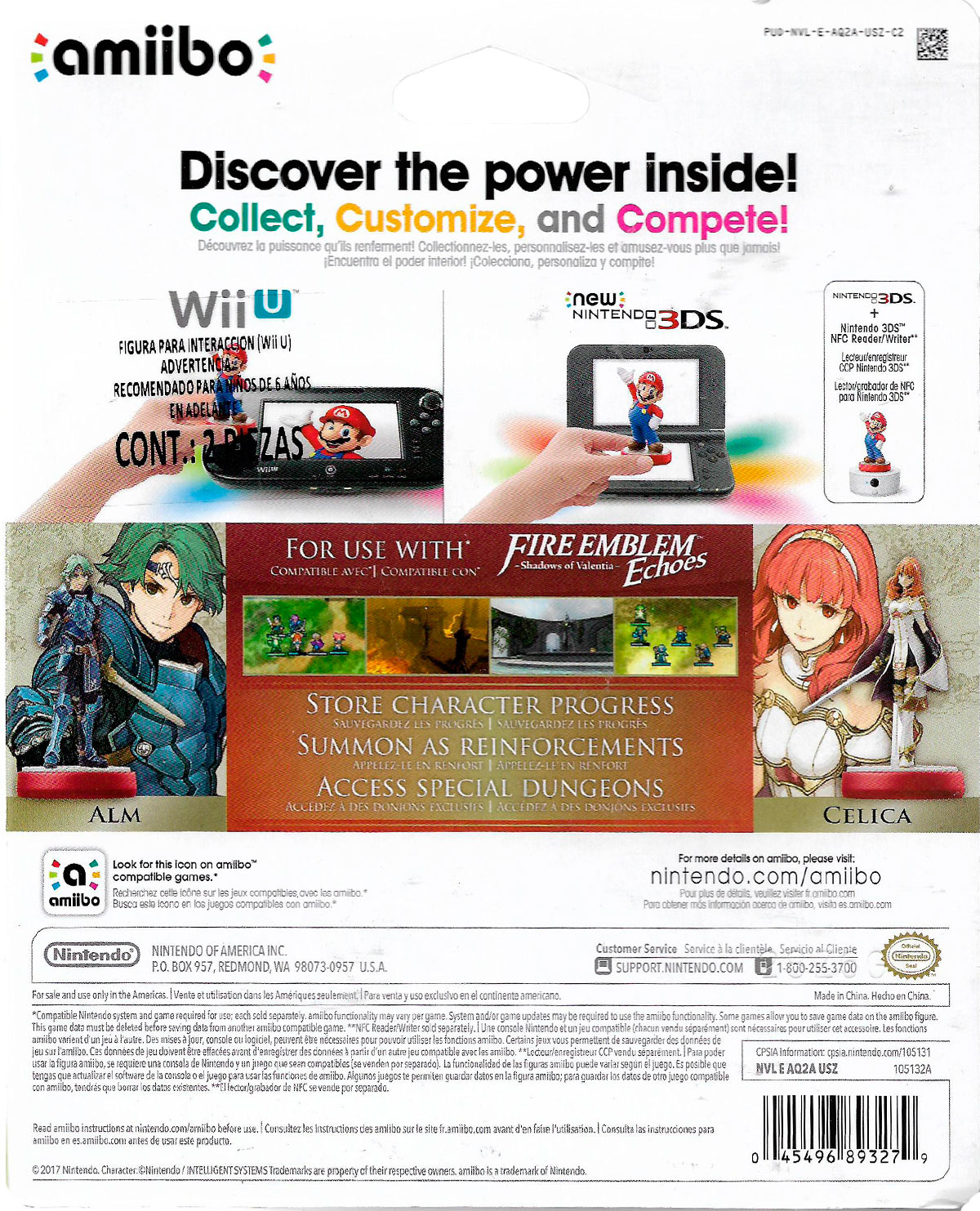 AMIIBO FIRE EMBLEM ALM Y CELICA PAQUETE DOBLE - Image 3