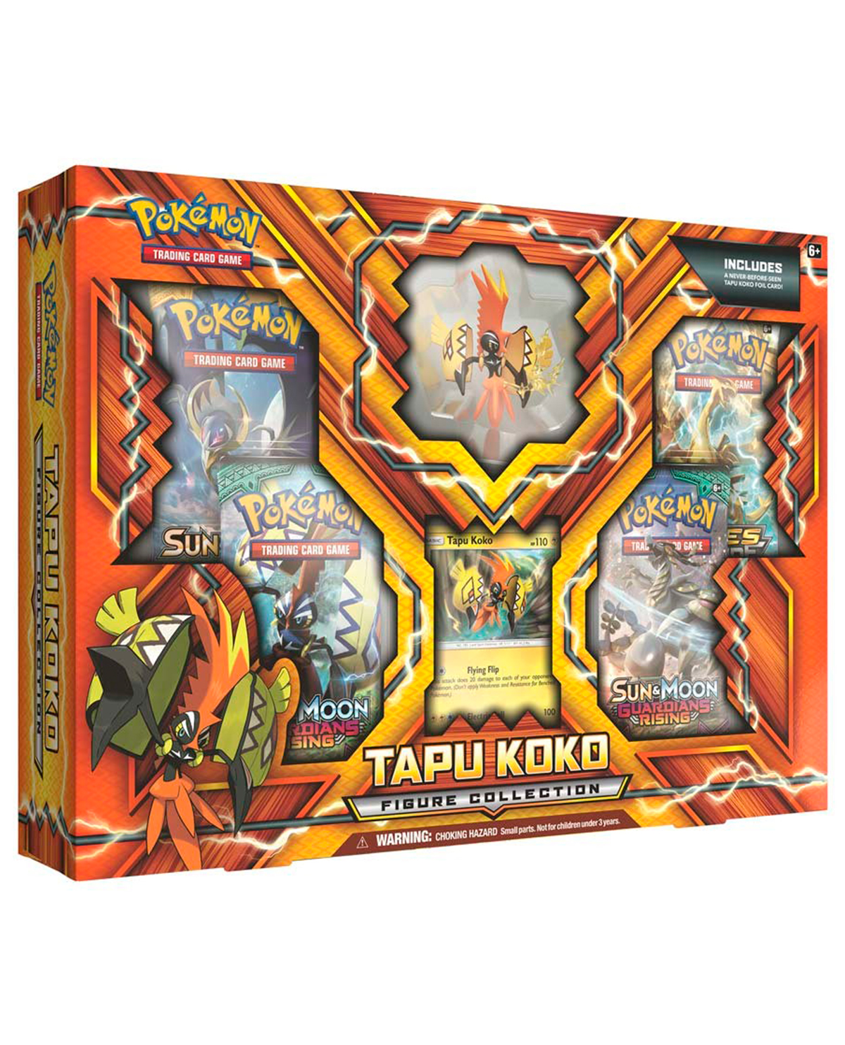 CAJA POKEMON TRADING CARD GAME TAPU KOKO FIGURE COLLECTION