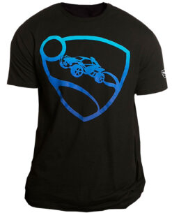PLAYERA ROCKET LEAGUE LOGO NEGRA 2XGRANDE