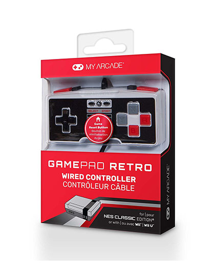 CONTROLES PARA VIDEOJUEGO GAMEPAD RETRO 4 BUTTON WIRED MY ARCADE - Image 2