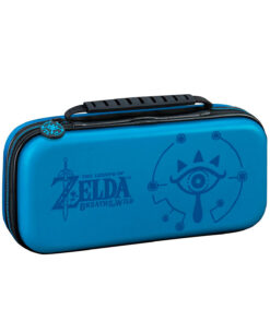 ESTUCHE RIGIDO NINTENDO SWITCH THE LEGEND OF ZELDA BREATH OF THE WILD SHEIKAH AZUL