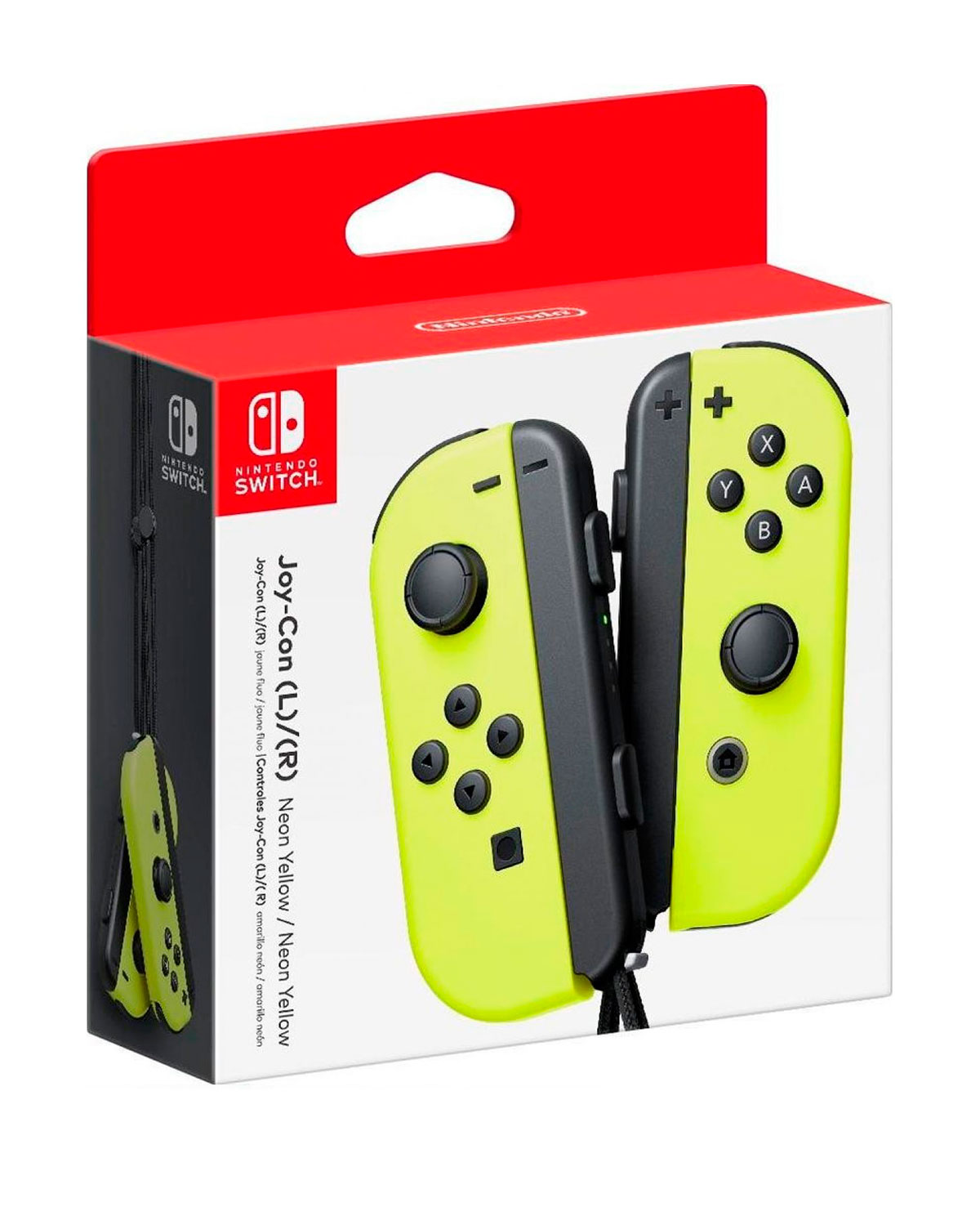 CONTROLES JOY CON L R AMARILLO NEON - Image 2