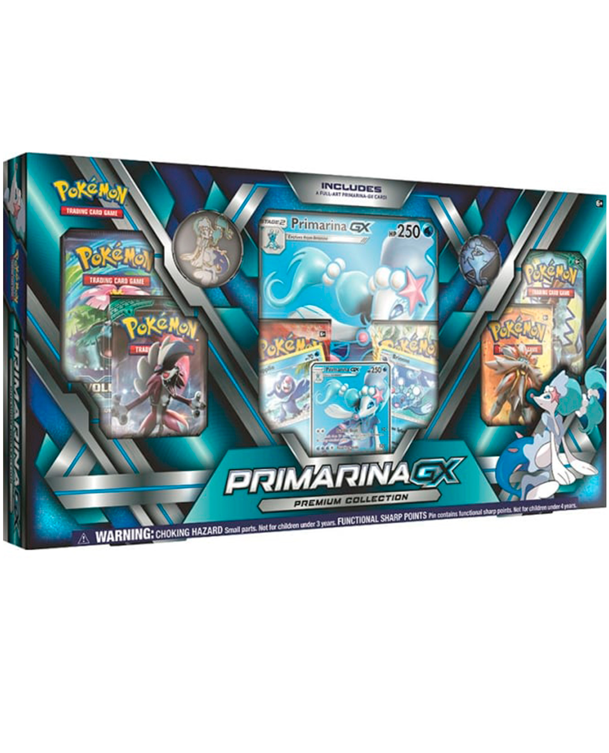 CAJA POKEMON TRADING CARD GAME COLECCION PREMIUM PRIMARINA