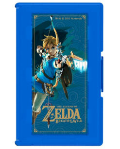 ESTUCHE PARA JUEGOS NINTENDO SWITCH THE LEGEND OF ZELDA BREATH OF THE WILD AZUL