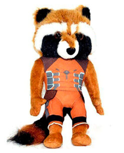 PELUCHE GUARDIANES DE LA GALAXIA ROCKET RACCOON 20 CM