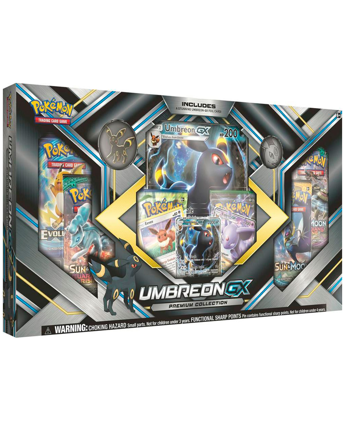CAJA POKEMON TRADING CARD GAME COLECCION PREMIUM UMBREON GX