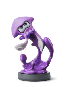 AMIIBO SPLATOON 3 INKLING SQUID MORADO NEON
