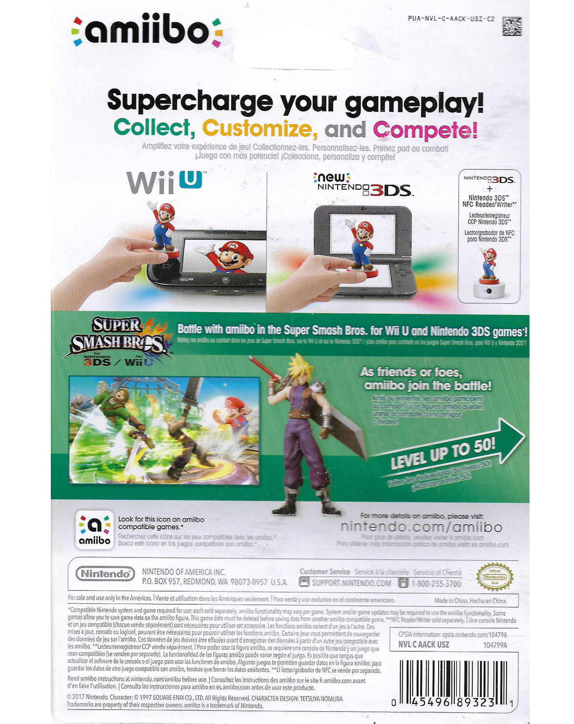 AMIIBO SUPER SMASH BROS CLOUD - Image 3