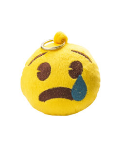 LLAVERO PELUCHE EMOJI CARITA LLORANDO 10 CM