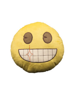 PELUCHE EMOJI CARITA SONRIENTE CON DESTELLO 20 CM