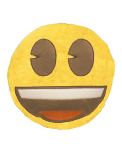 PELUCHE EMOJI CARITA SONRIENTE CON BOCA ABIERTA 41 CM
