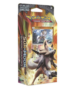 DECK POKEMON TRADING CARD GAME SUN AND MOON BURNING SHADOWS LYCANROC