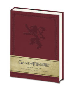 LIBRETA GAME OF THRONES CASA LANNISTER ROJA